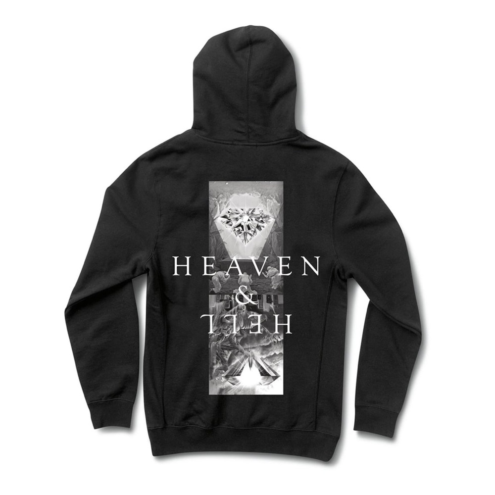 Diamond Supply Co Heaven and Hell Hoodie S L All New OG 2 Blk/ wht/ gold sweater